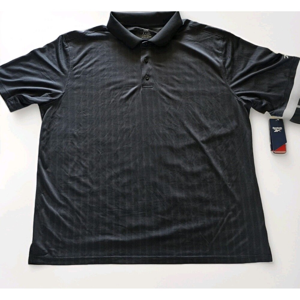 Reebok Speedwick Golf Polo Shirt Men’s Size 3XL Black Short Sleeve